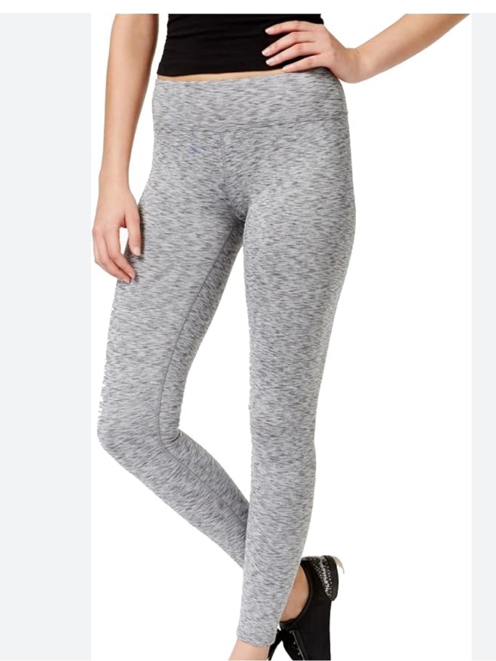 NWT Calvin Klein WOMENS Gray Heather Active Leggings M